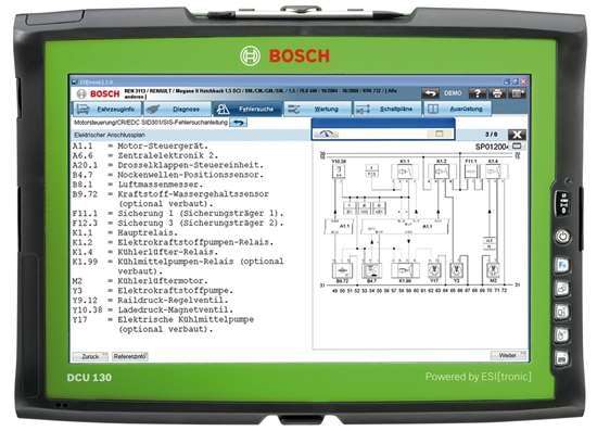 Bosch udstyr til service og reparation